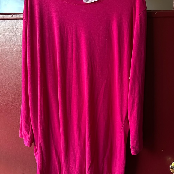 Bobbie Brooks Tops - Bobbie Brooks Fuchsia Plus Size Top